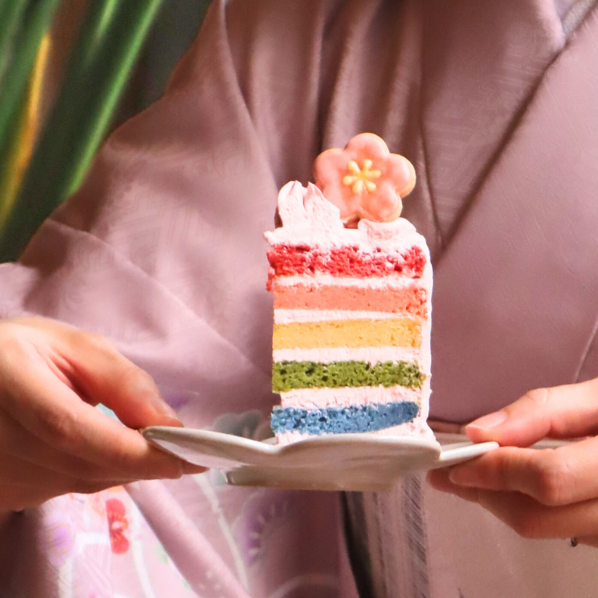 夢幻レインボーケーキ