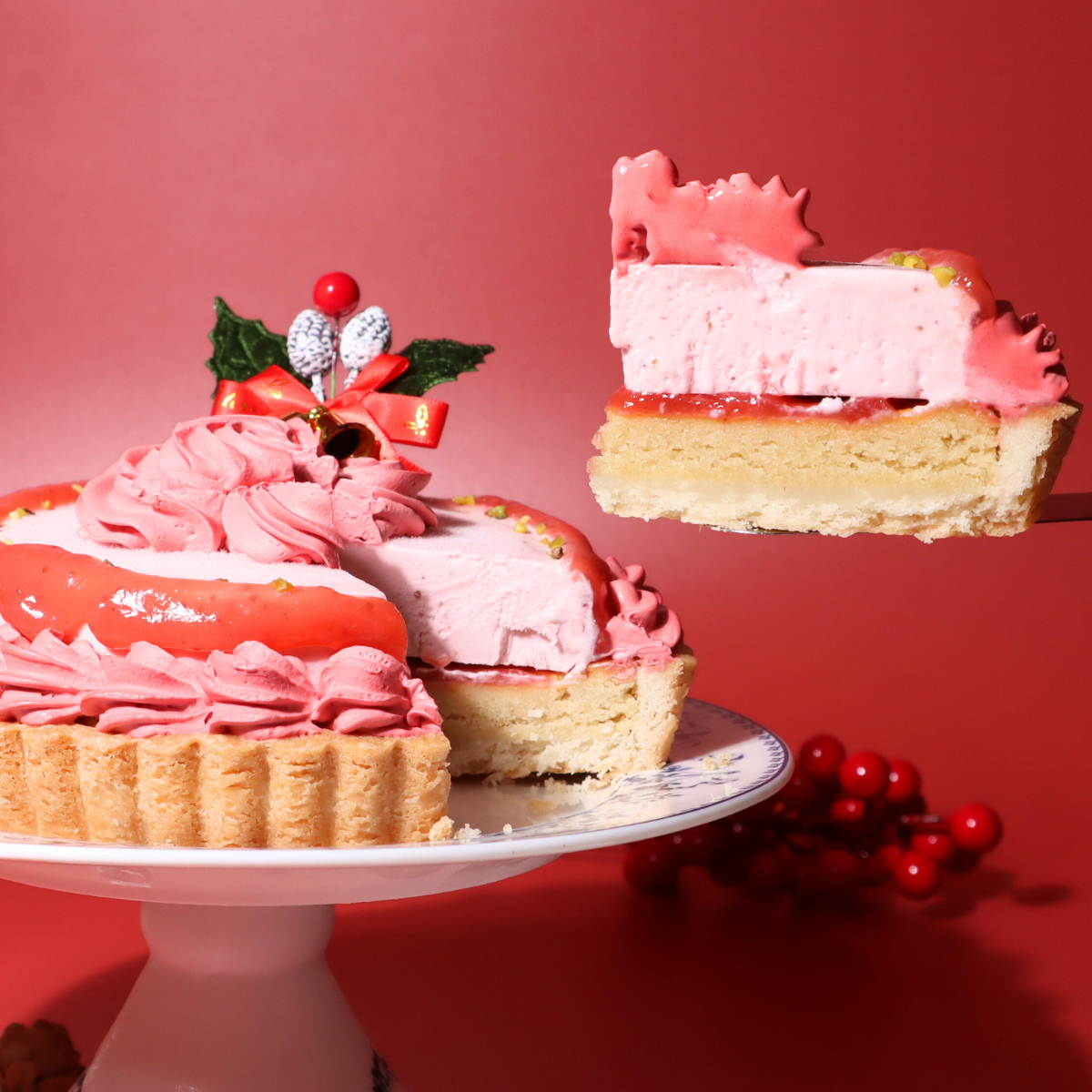 苺ムースタルト　5号　クリスマス限定