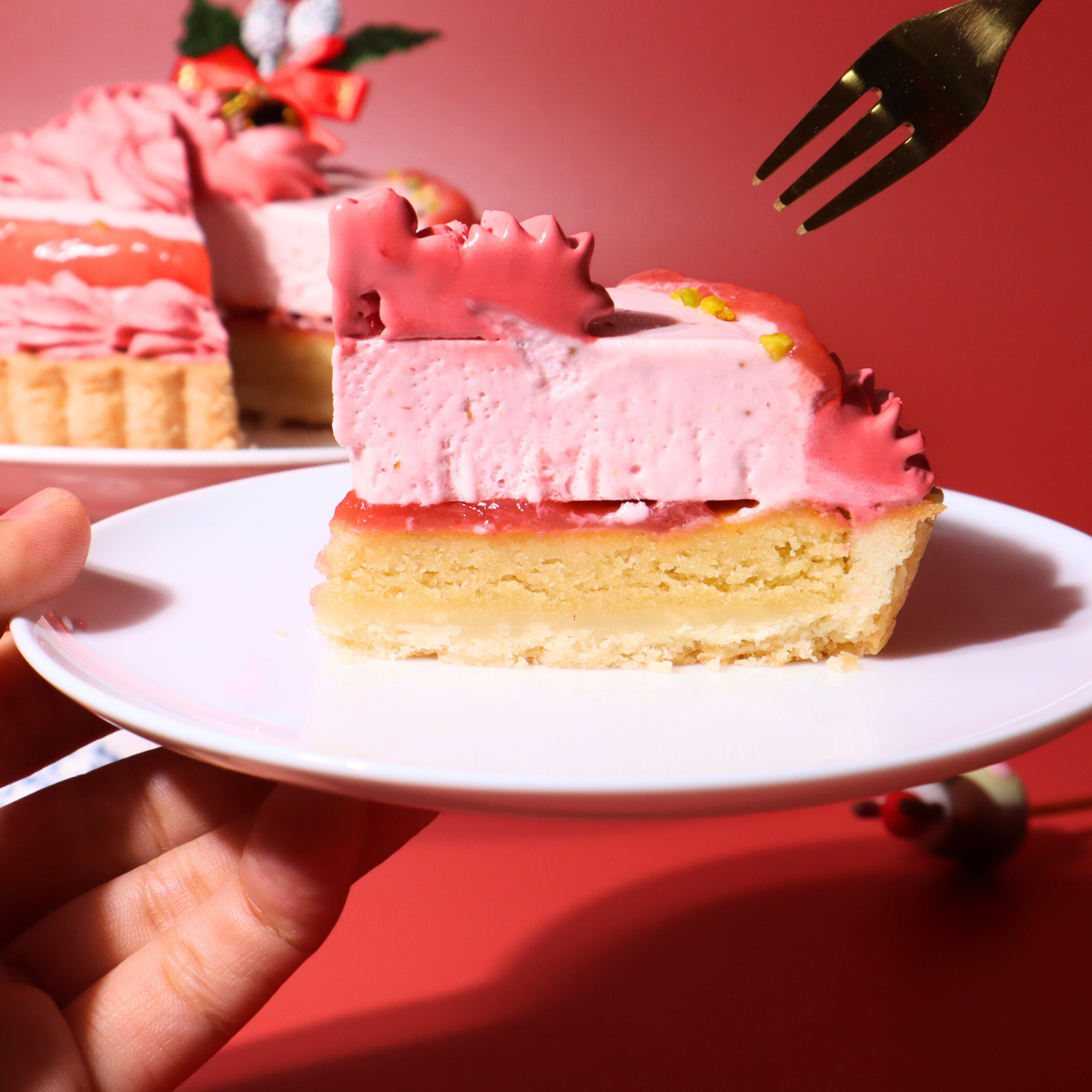 苺ムースタルト　5号　クリスマス限定