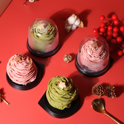 クリスマスツリータルト（抹茶＆苺）