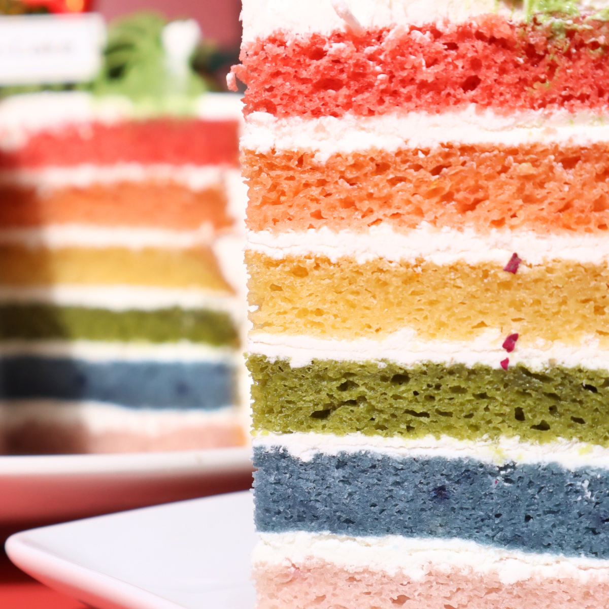 夢幻レインボーケーキ 4号 クリスマスリースver.