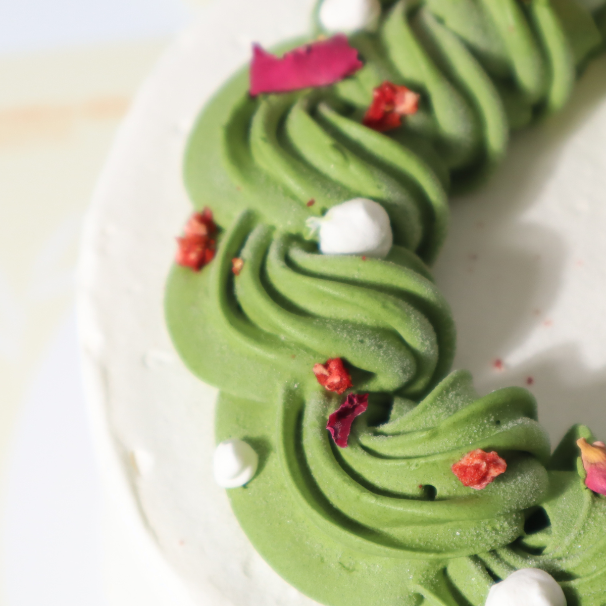 夢幻レインボーケーキ 4号 クリスマスリースver.