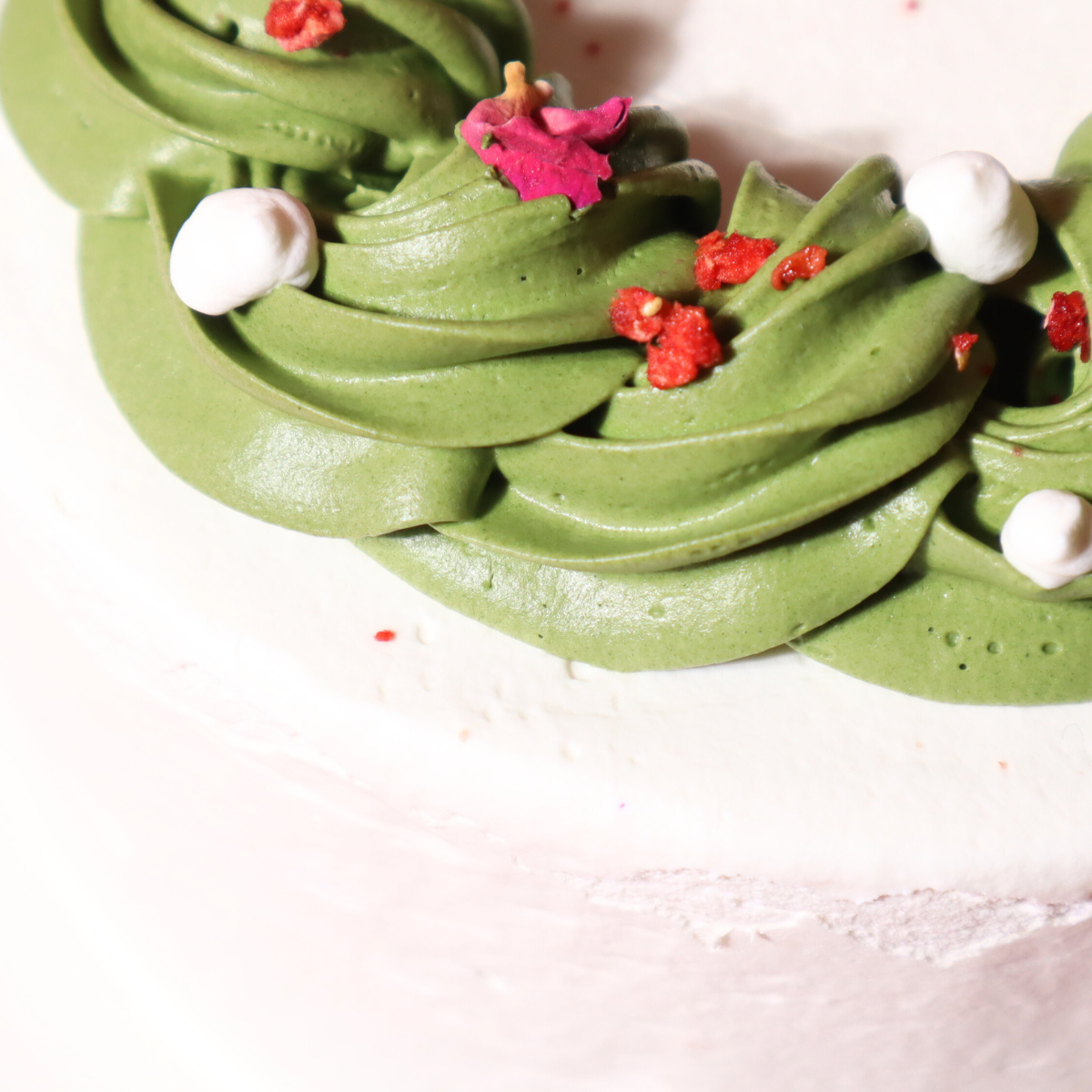 夢幻レインボーケーキ 4号 クリスマスリースver.