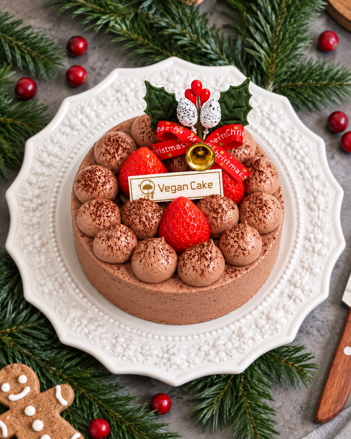 《クリスマス限定2026ver.》いちごチョコケーキ