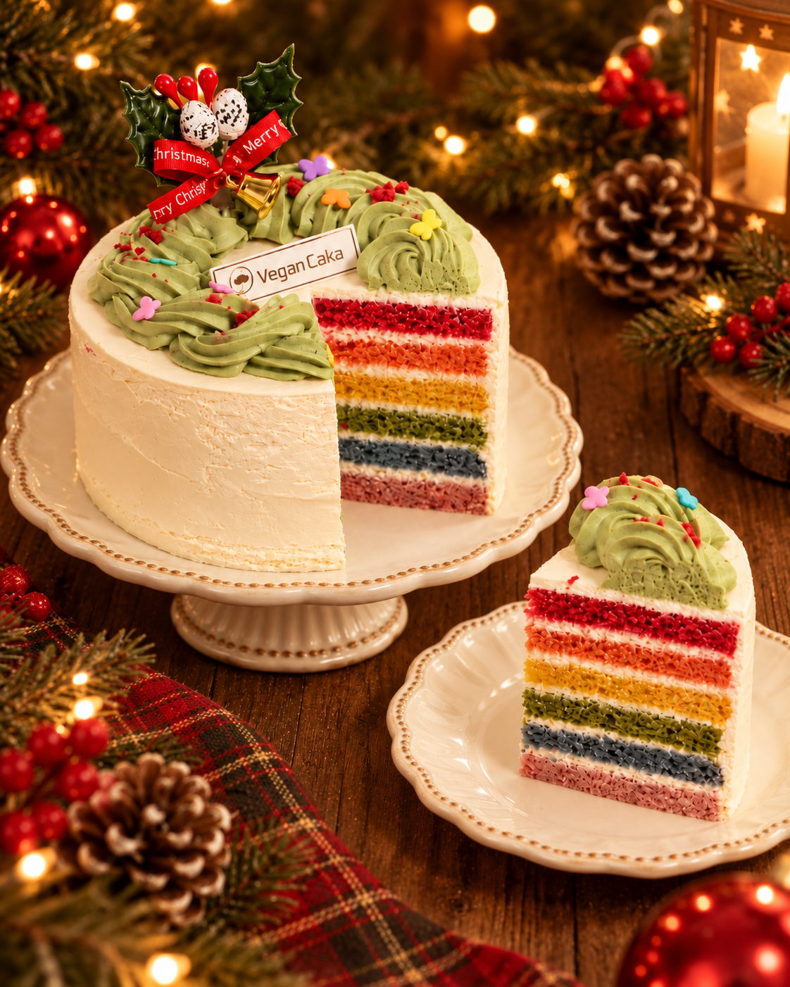 《クリスマス限定2026ver.》レインボーケーキ