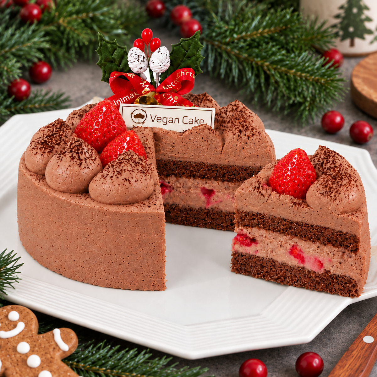 《クリスマス限定2026ver.》いちごチョコケーキ