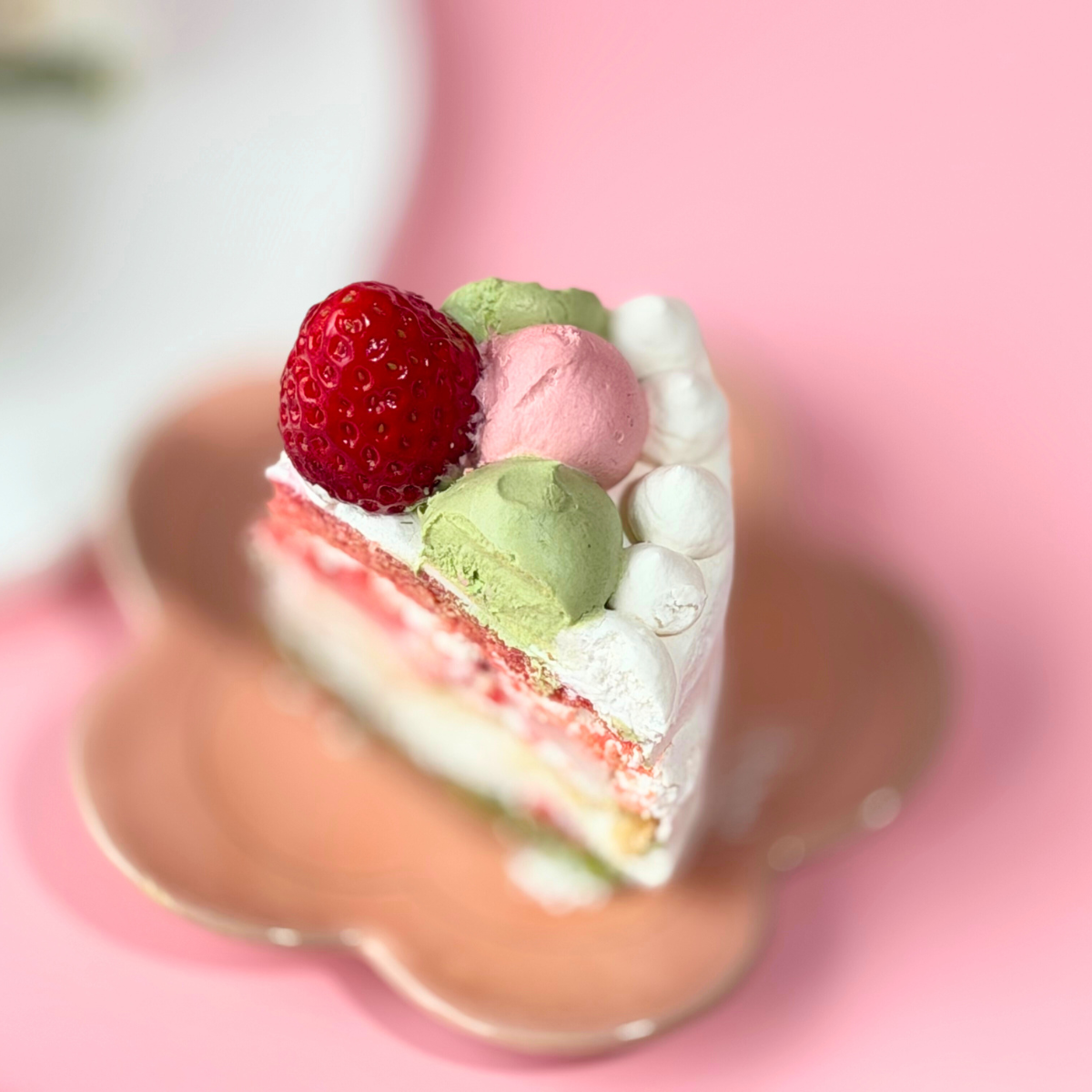 ひな祭りのいちごショートケーキ