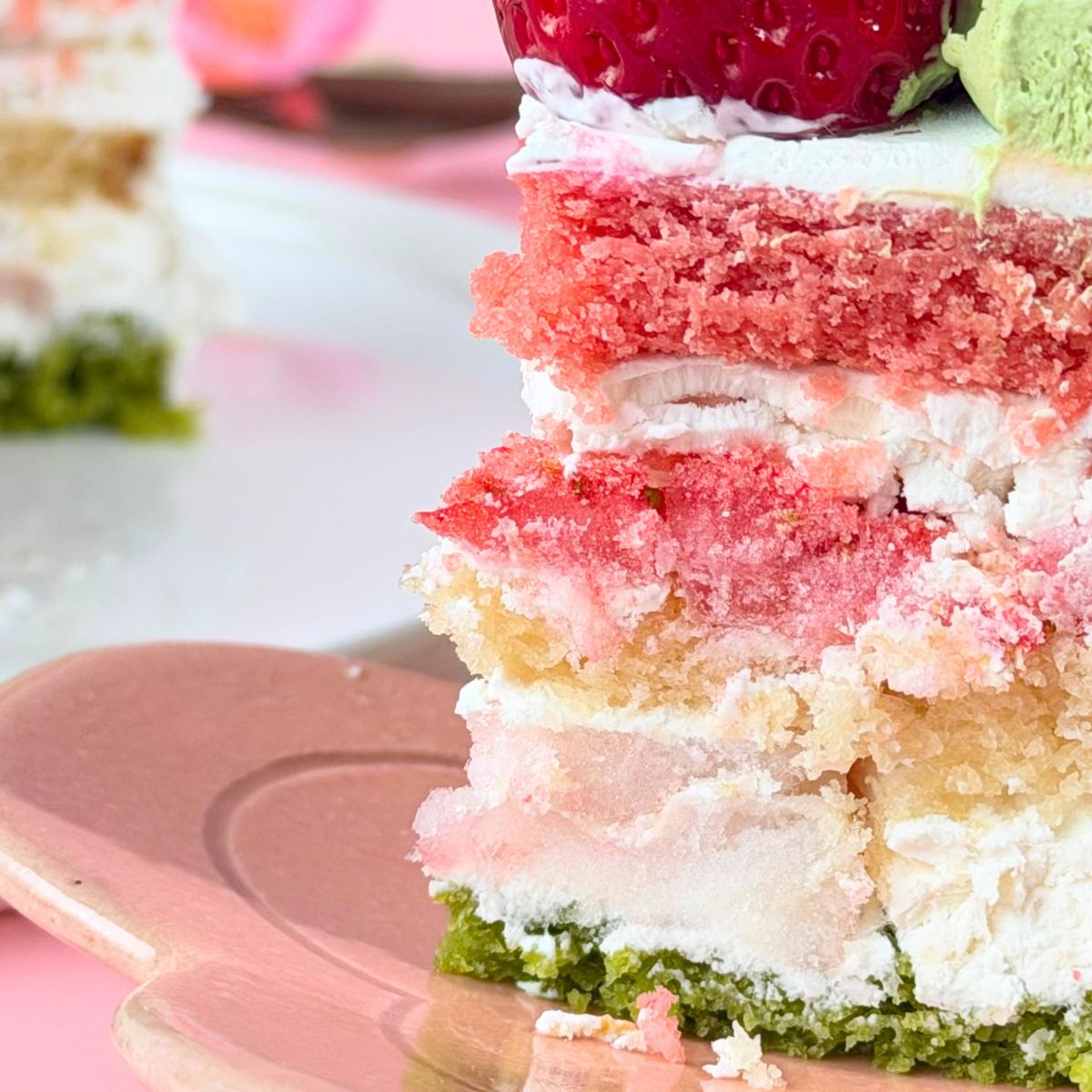 ひな祭りのいちごショートケーキ