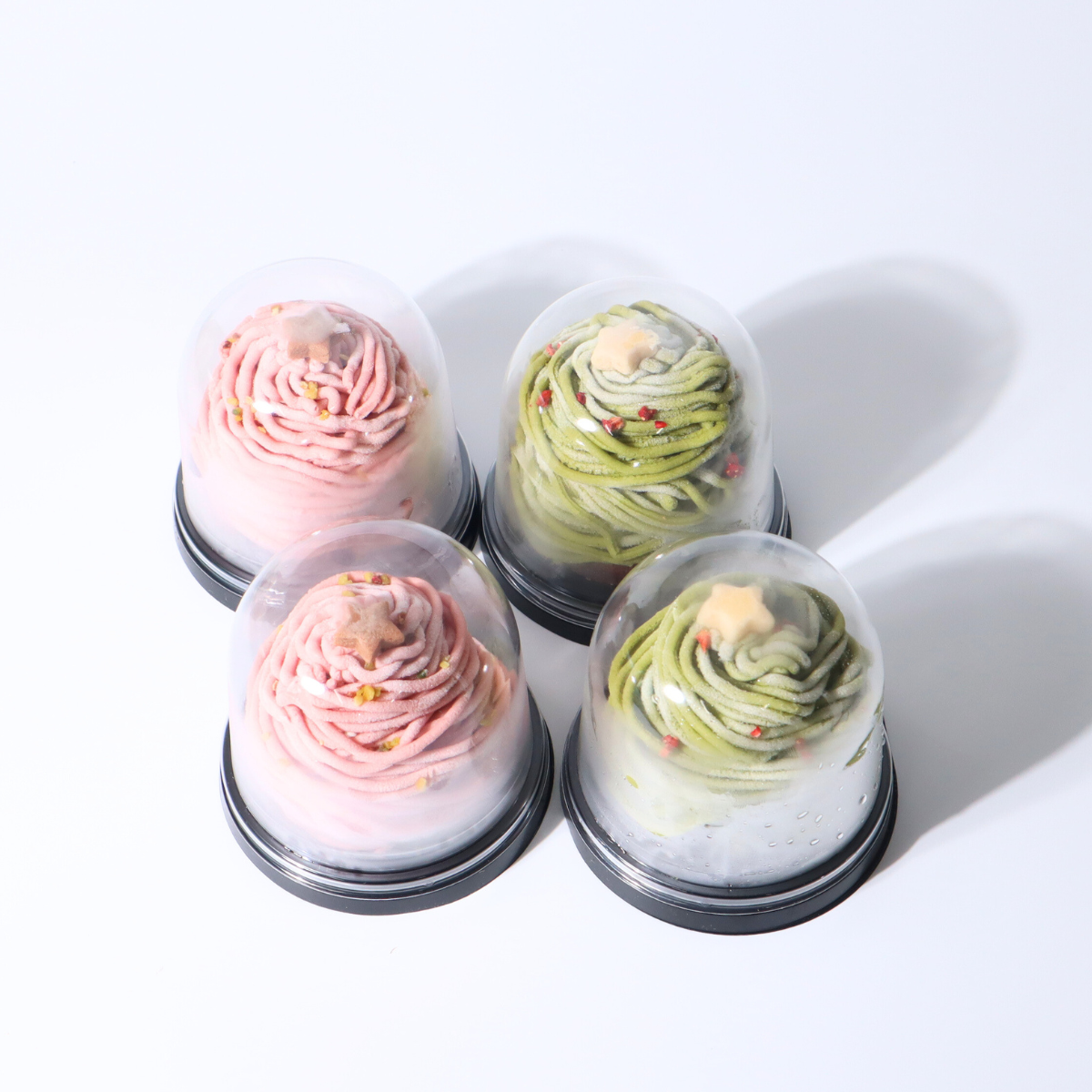 クリスマスツリータルト（抹茶＆苺）