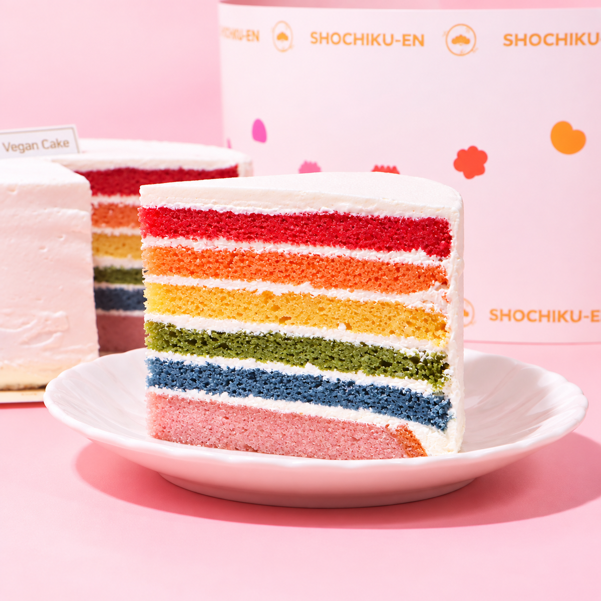 夢幻レインボーケーキ