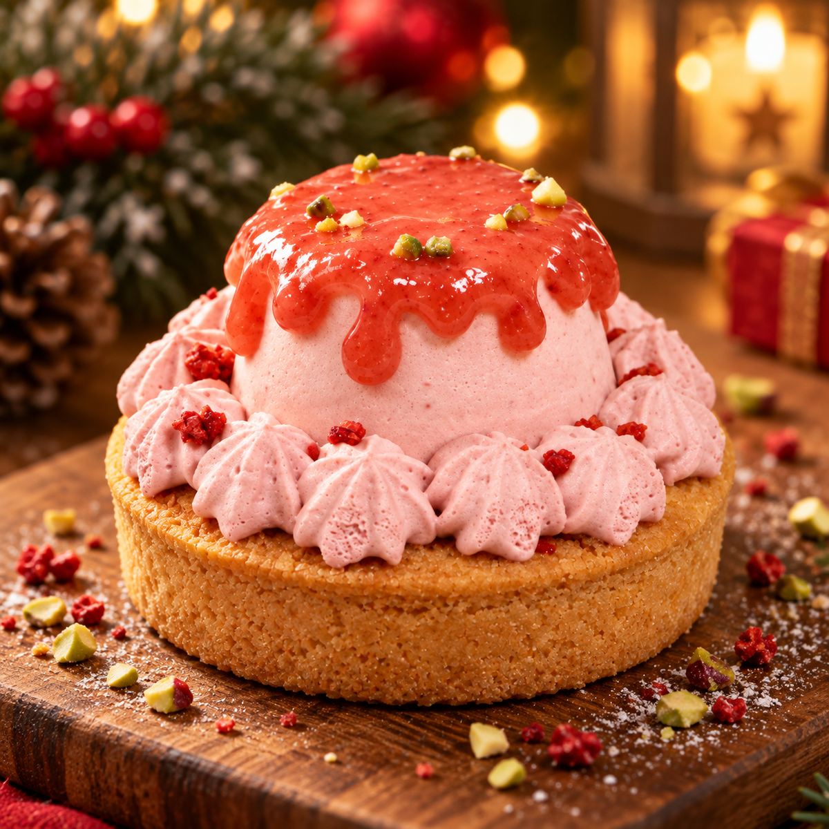 《クリスマス限定2026ver.》ミニいちごムースタルト