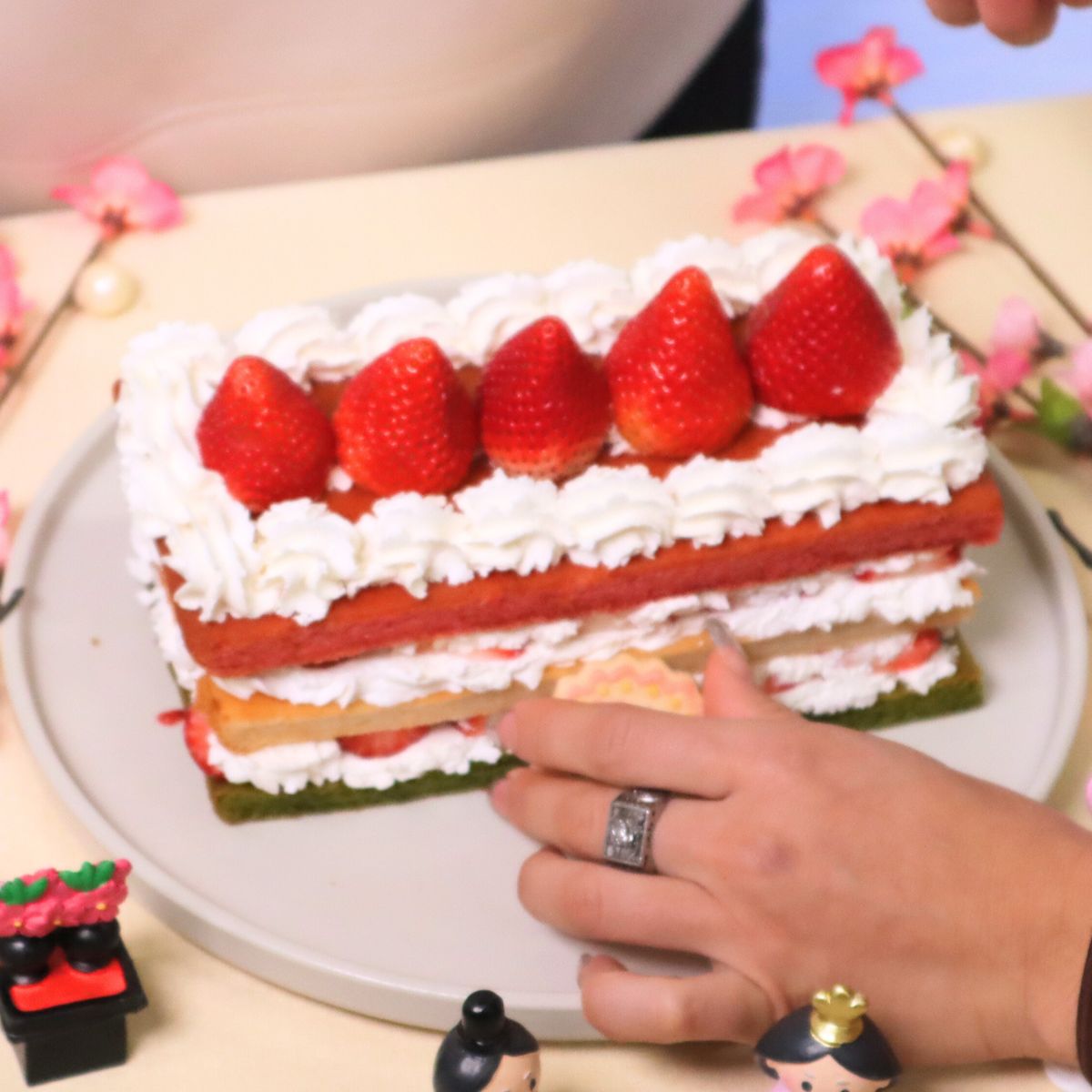 賞味期限近い　《ひな祭り限定》三色スポンジシート【DIYセット】