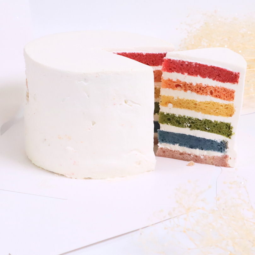 夢幻レインボーケーキ