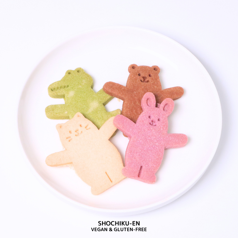 動物友達の米粉クッキー_超かわい、子ともギフト