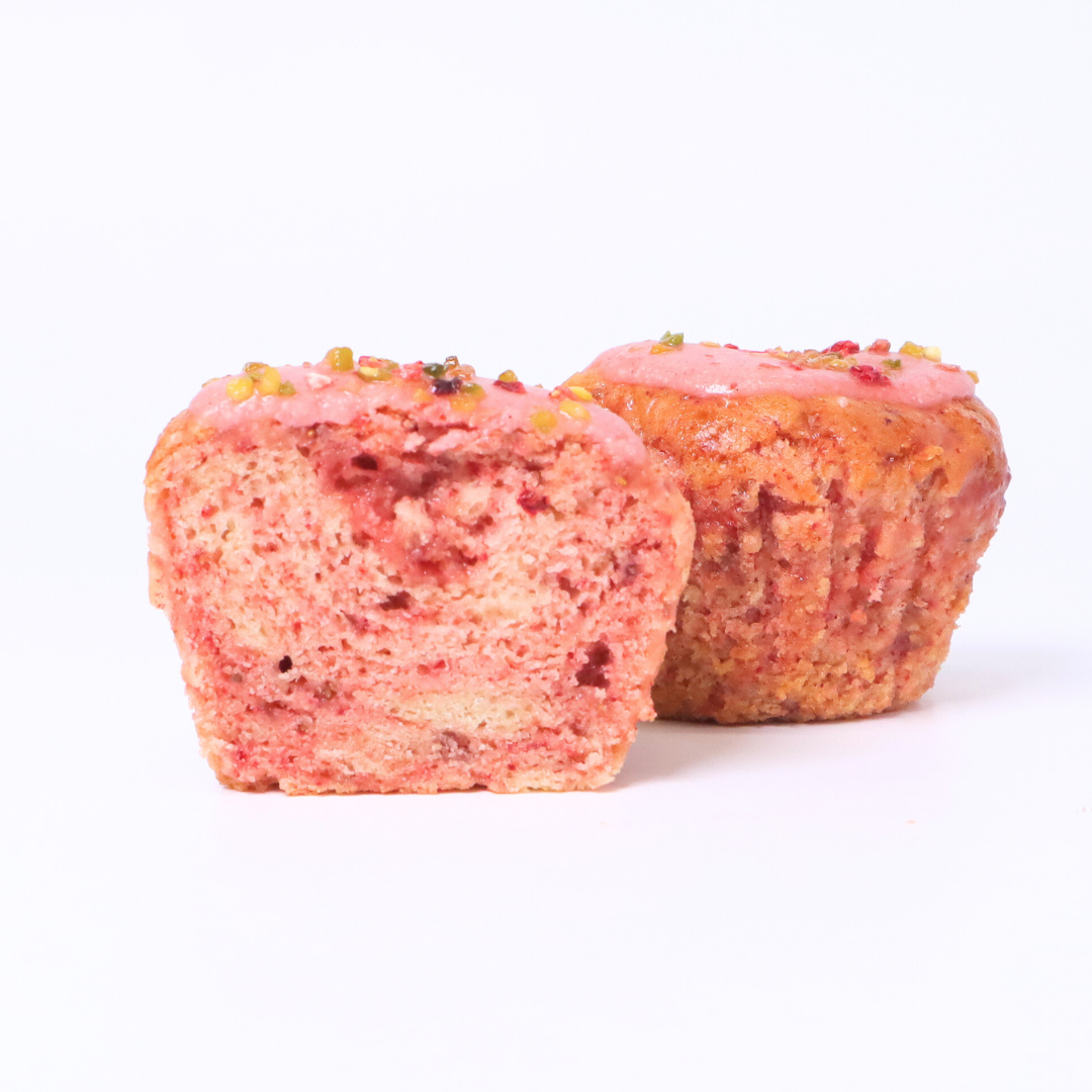 苺の米粉マフイン