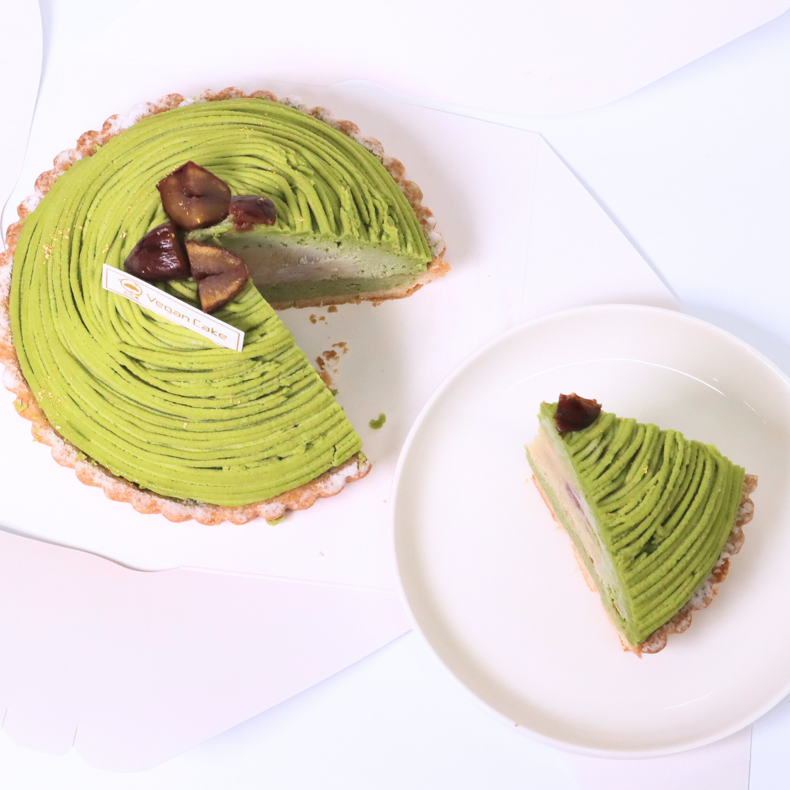 抹茶モンブランタルト《無添加・小麦、乳、卵一切不使用》