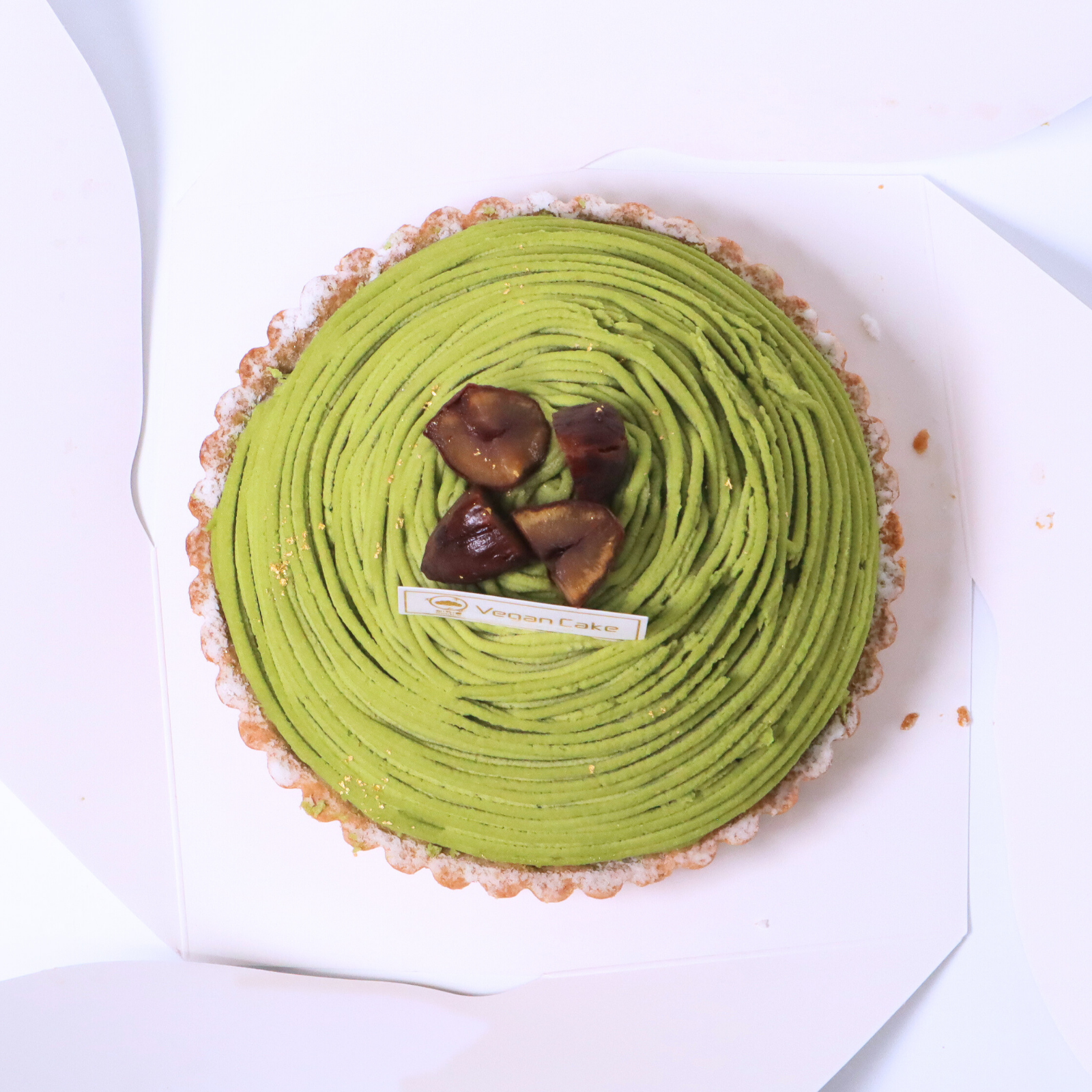 抹茶モンブランタルト《無添加・小麦、乳、卵一切不使用》