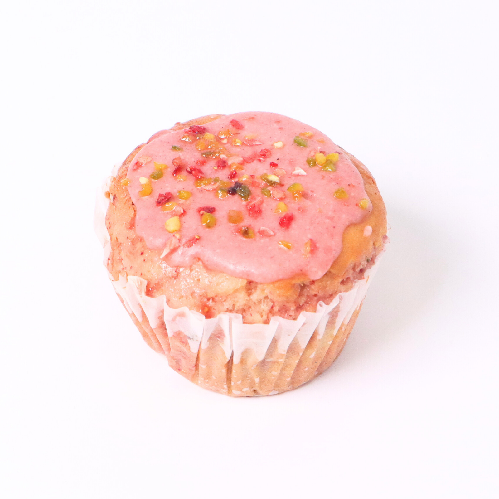 苺の米粉マフイン